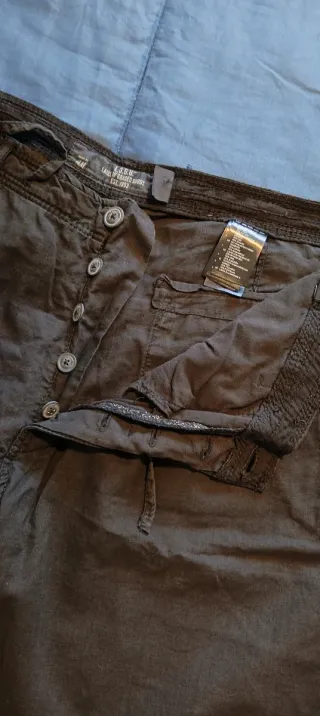 Pantalón H&M Lino Negro