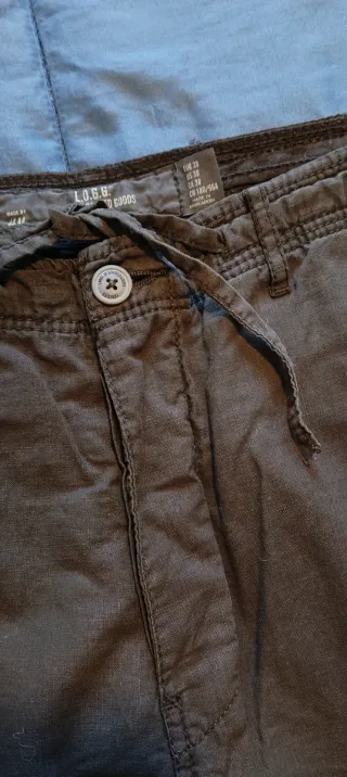 Pantalón H&M Lino Negro