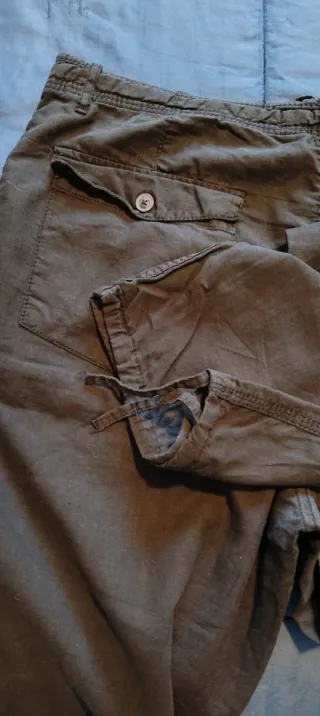 Pantalón H&M Lino Negro