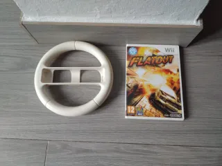 Flatout + Volante Wii