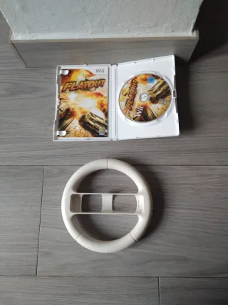 Flatout + Volante Wii