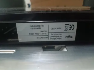 Microondas Whirlpool Encastrable (Fallo)