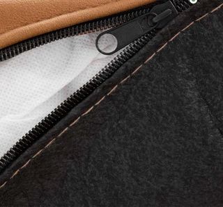 Sofá 2 plazas polipiel marrón (1 año de uso)