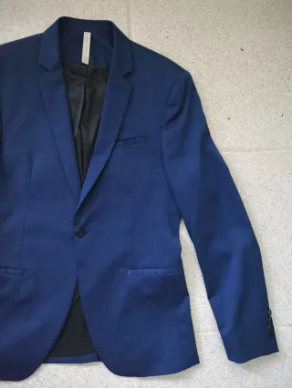 Chaqueta azul hombre