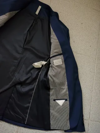 Chaqueta azul hombre