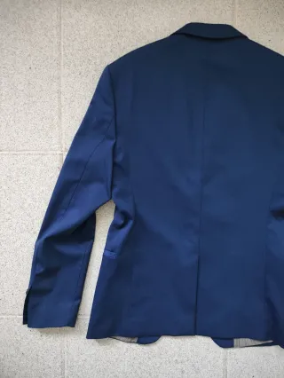 Chaqueta azul hombre