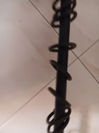 Barra de cortina de hierro forjado