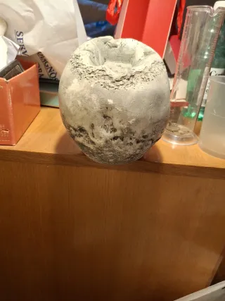 Cenicero Calavera Yeso