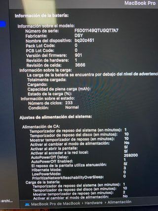 MacBook Pro 13” – i5 / 8 GB RAM / 256 GB SSD