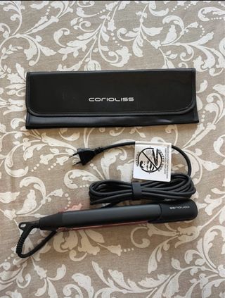 Plancha Corioliss C1 + Cepillo Negro/Rosa