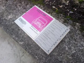 Manual Conservación Renault R1123 R2104