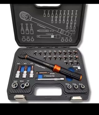 Juego de llaves de torsión y puntas