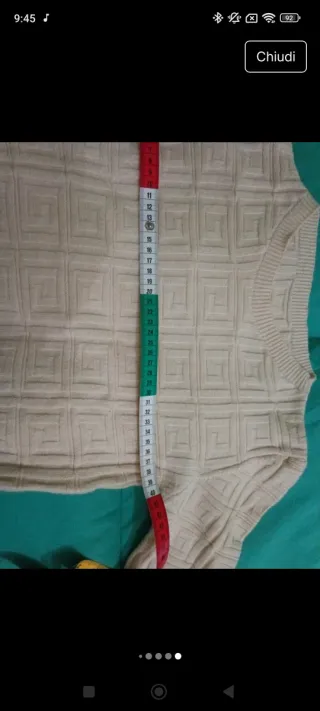 Maglioncino donna panna