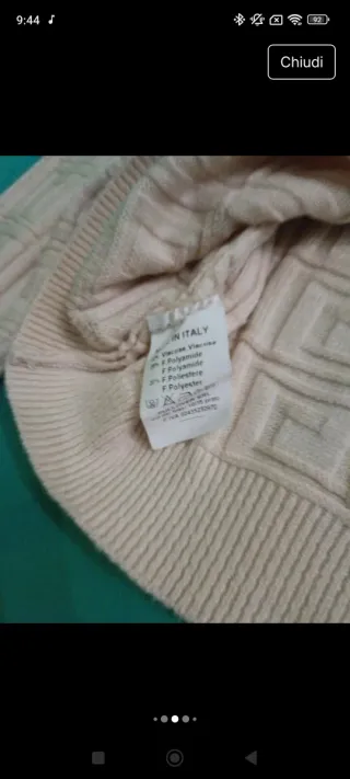 Maglioncino donna panna