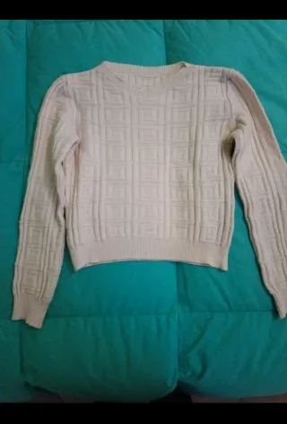 Maglioncino donna panna