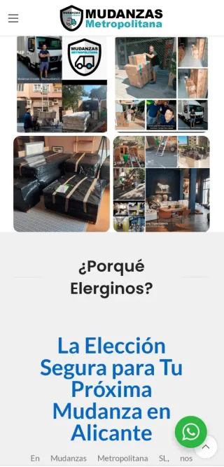 Mudanza en el día de hoy a Madrid al 50%