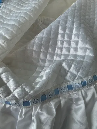 Ropa moisés mimbre bebé