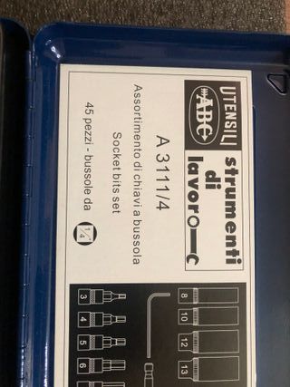 Set chiavi a bussola 1/4 ABC A 3111/4