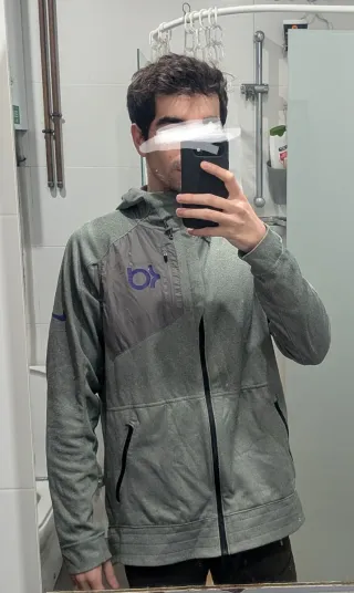 Sudadera Running Nike Gris