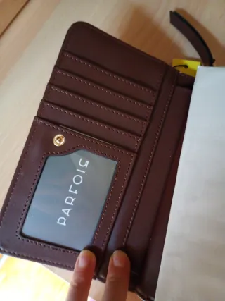 Portafogli Parfois marrone e viola