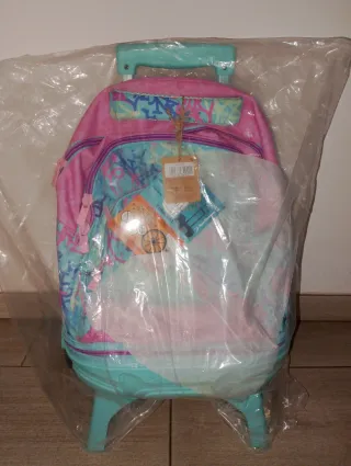 Mochila escolar Tandem con ruedas desmontables