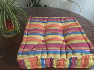 Cojín Silla/Palet Jardín Rayas