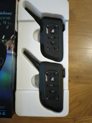 Ejeas V6 PRO+ Doble Intercomunicador Moto