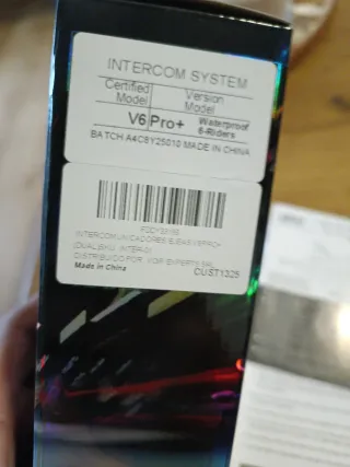 Ejeas V6 PRO+ Doble Intercomunicador Moto