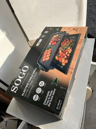 (NUEVA) SOGO Plancha Eléctrica Mesa Stone Finish