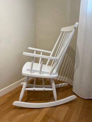 Mecedora Kave Home Blanca Madera