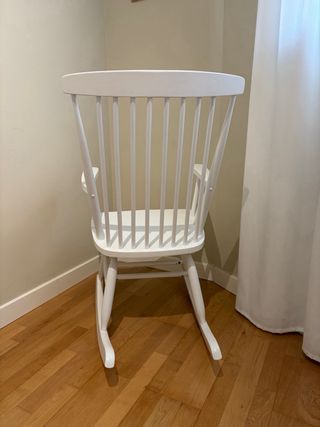 Mecedora Kave Home Blanca Madera