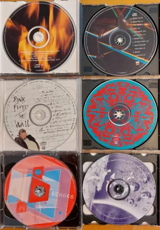 CDs Pink Floyd (3 son dobles)