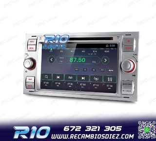 RADIO GPS ANDROID 12 PARA FORD FOCUS C-MAX FIESTA GALAXY KUG
