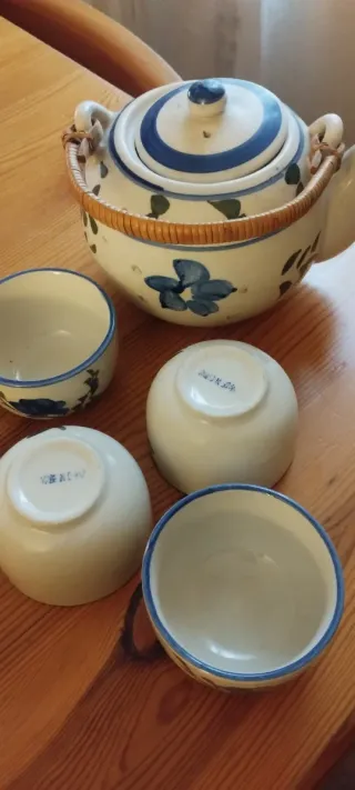 Teiera in ceramica decorata made in China