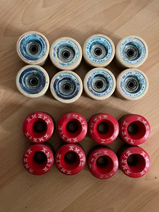 Patines de 4 ruedas blancos