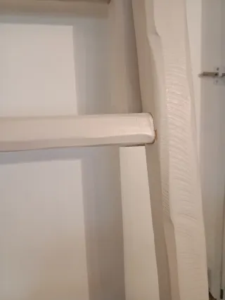 Escalera decorativa madera blanca estilo provenzal