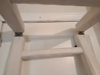 Escalera decorativa madera blanca estilo provenzal