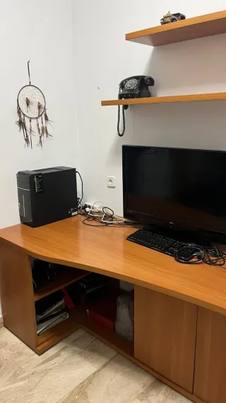 Muebles despacho madera maciza