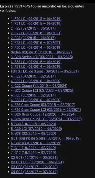 Bomba Alta Presión original BMW 13517642466 HPFP