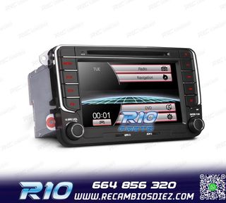 RADIO NAVEGADOR 7" PARA SEAT SKODA VOLKSWAGEN VW USB GPS TAC