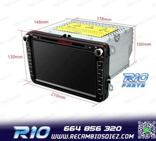 RADIO GPS ANDROID 14 PARA VOLKSWAGEN VW GOLF POLO PASSAT CAD