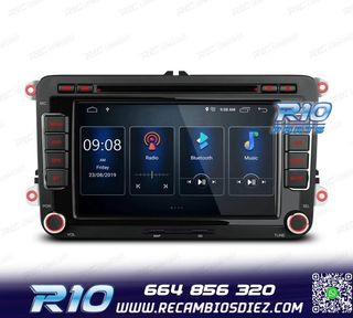 RADIO GPS ANDROID 13 PARA VOLKSWAGEN VW SEAT SKODA TOURAN 7"