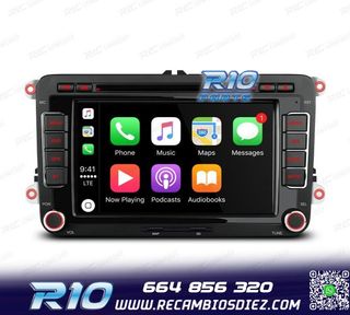 RADIO GPS ANDROID 13 PARA VOLKSWAGEN VW SEAT SKODA TOURAN 7"