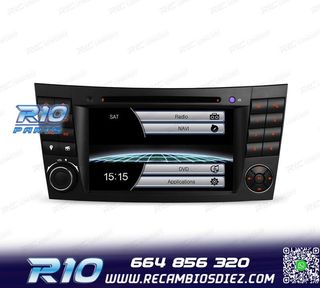 RADIO NAVEGADOR 7" PARA MERCEDES CL. E W211 CLS W219 USB GPS