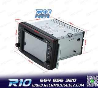 RADIO NAVEGADOR PARA MERCEDES CLASE A C CLK USB GPS TACTIL H