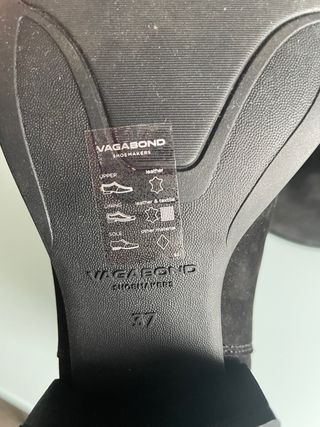 Botines de piel Vagabond negros