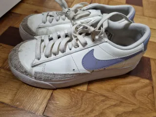 Nike Blazer Platform Morado Blanco