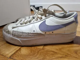 Nike Blazer Platform Morado Blanco