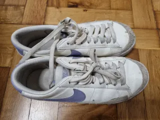 Nike Blazer Platform Morado Blanco