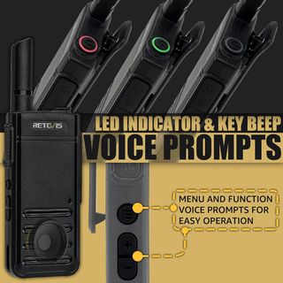 Coppia Walkie Talkie Professionali Retevis